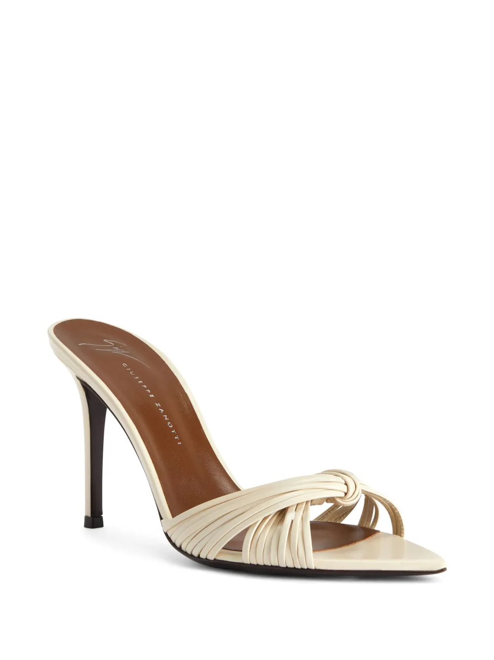 Giuseppe Zanotti leather mules Neutrals