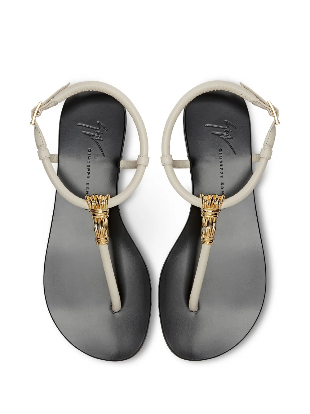 Giuseppe Zanotti leather sandals White