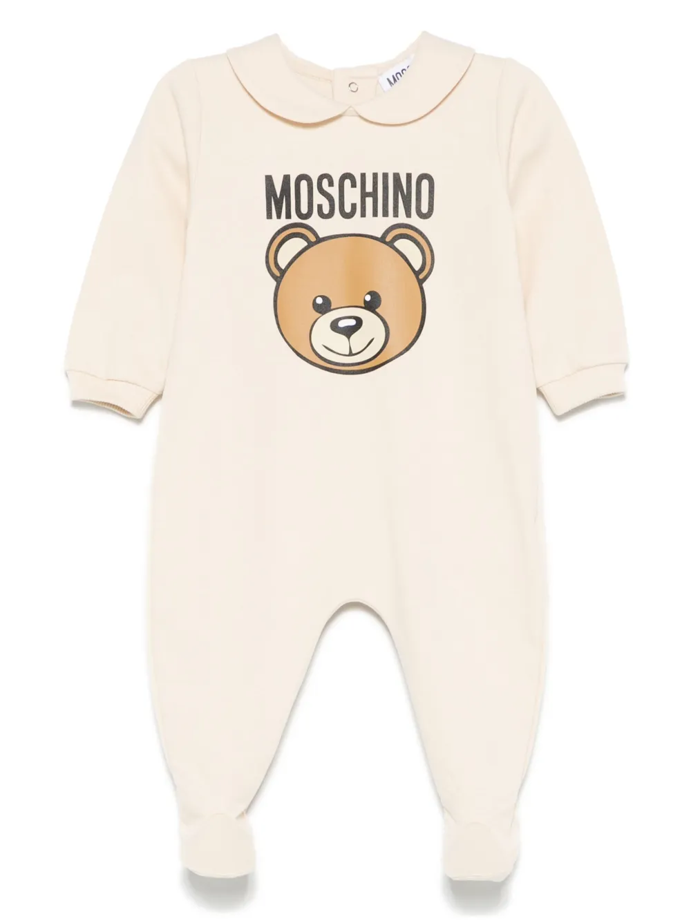 Moschino Kids Pyjama met print Beige