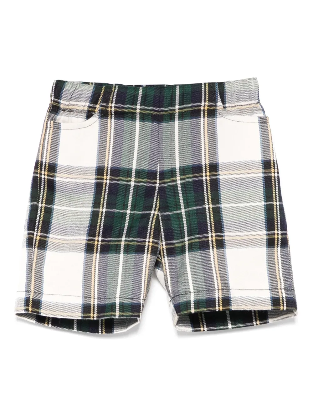 La Stupenderia short à motif tartan | vert | Image 1
