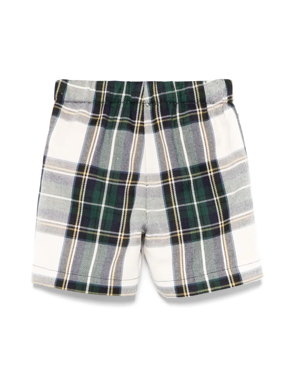 La Stupenderia Shorts met tartan ruit - Groen