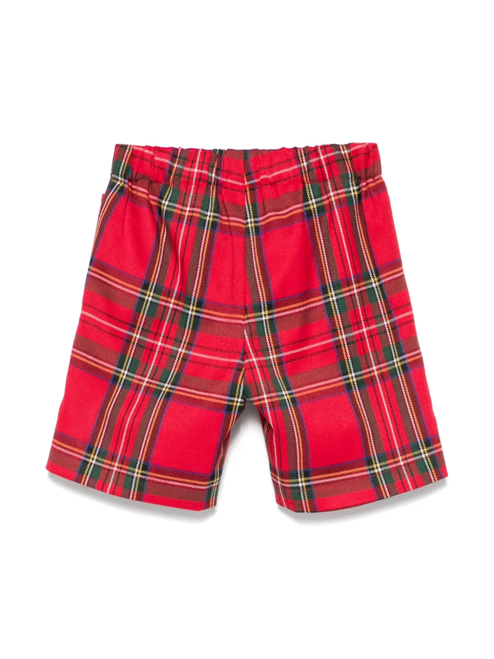 La Stupenderia Shorts met tartan ruit - Rood