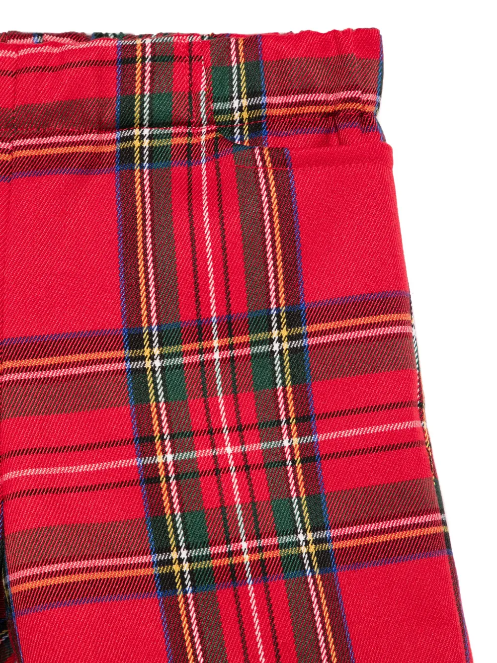 La Stupenderia Shorts met tartan ruit Rood