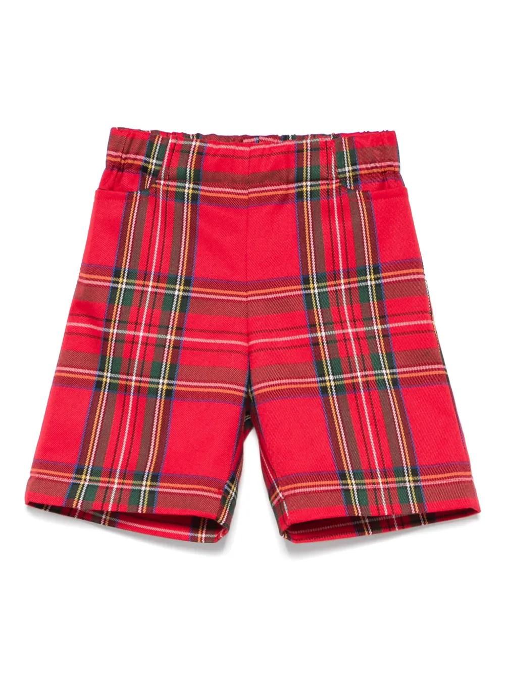 La Stupenderia short à motif tartan | rouge | Image 1