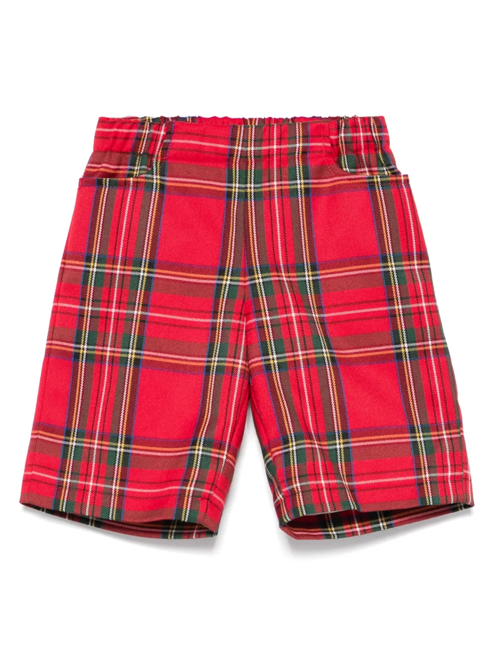 Image 1 of La Stupenderia Bermuda xadrez tartan