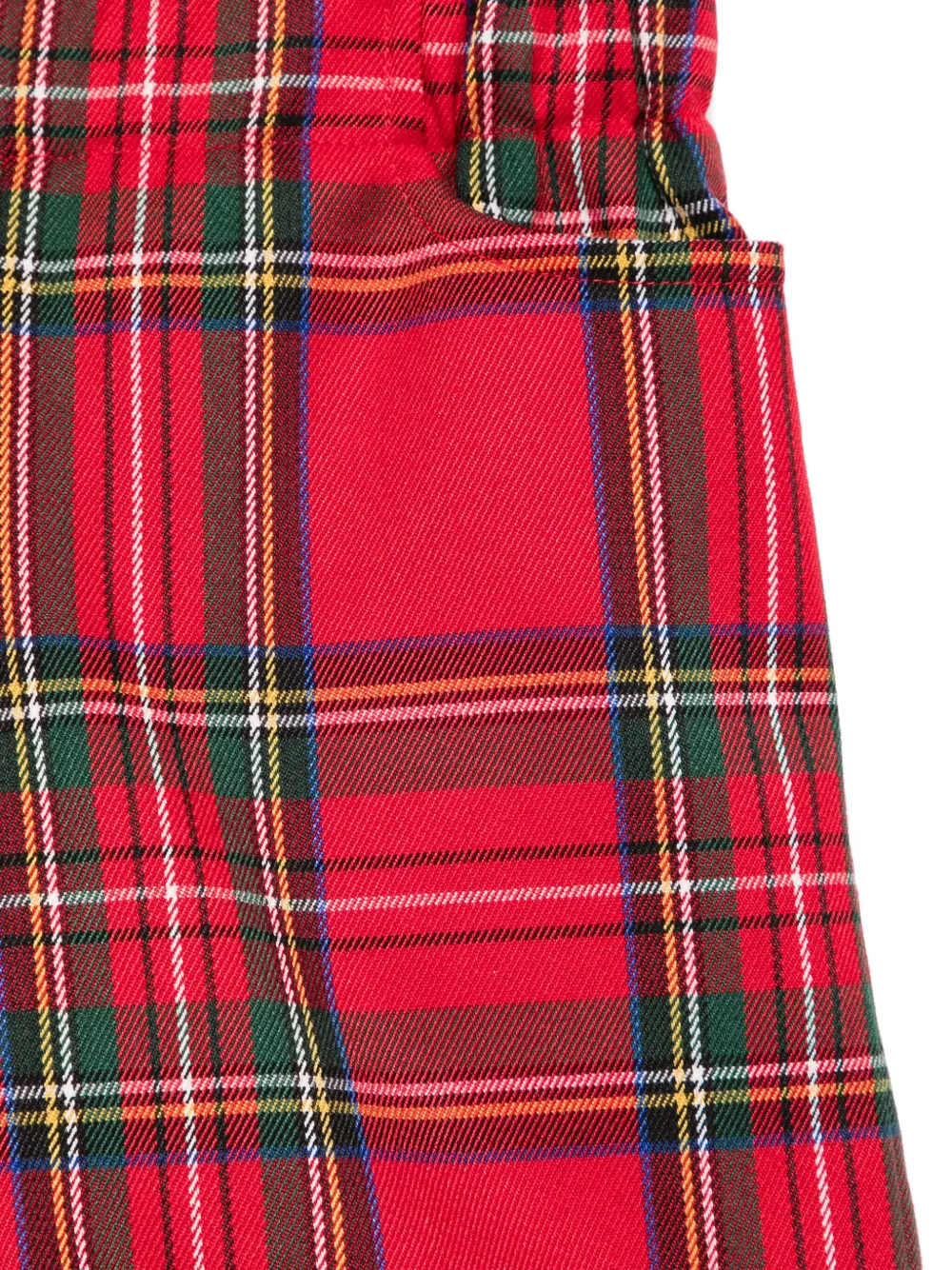 LA STUPENDERIA TARTAN-CHECK SHORTS
