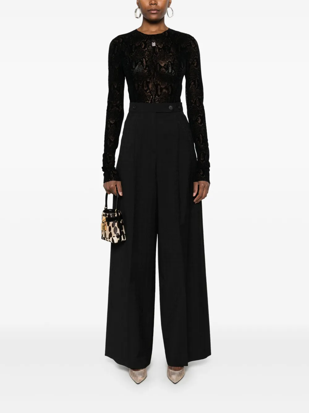 Givenchy Broek met monogram 72-jacquard - Zwart