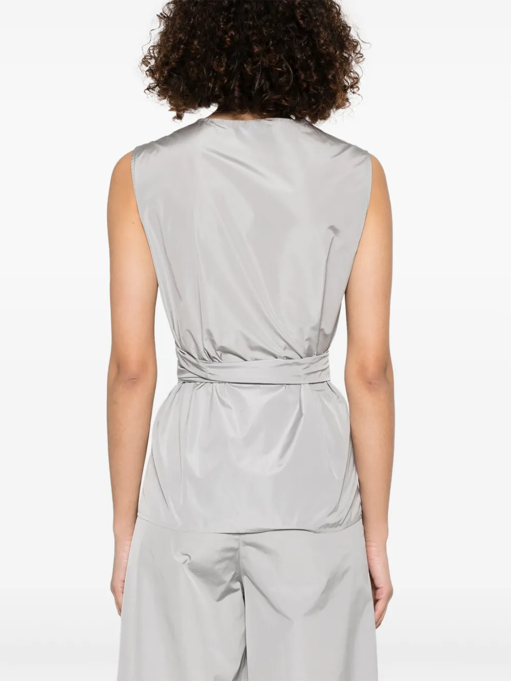 Fabiana Filippi Taffeta blouse Grijs