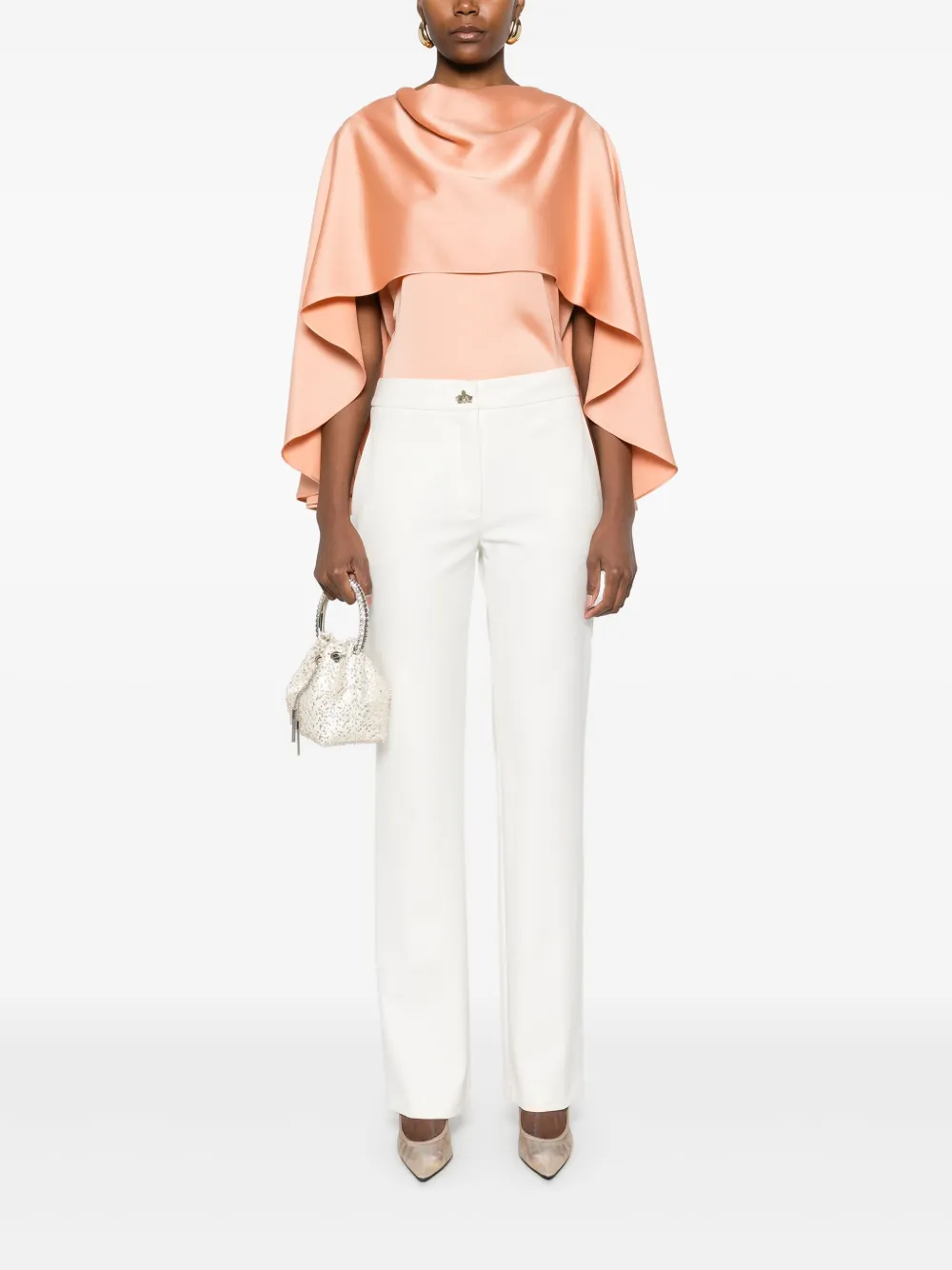 Genny Crêpe broek - Wit