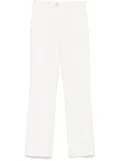 Genny crepe trousers - White
