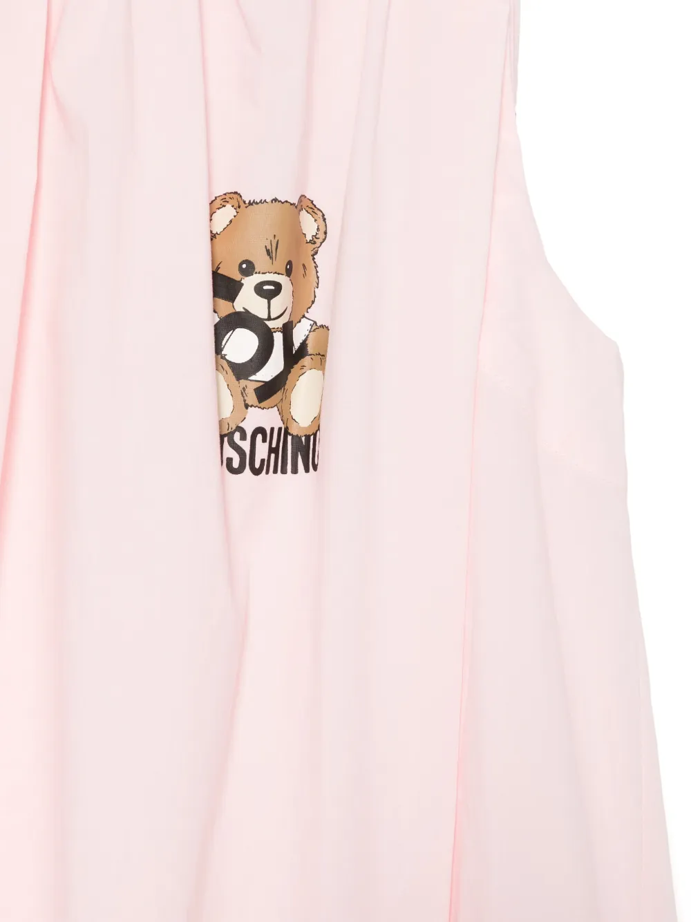 Moschino Kids Jurk met teddybeerprint Roze