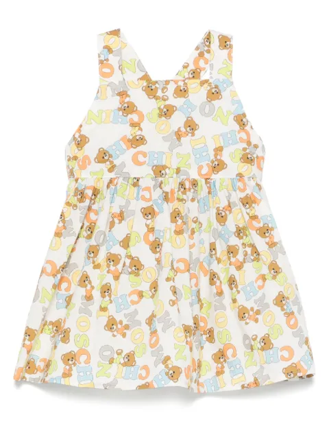 Moschino Kids vestido con motivo Teddy Bear