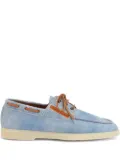 Giuseppe Zanotti denim boat shoes - Blue