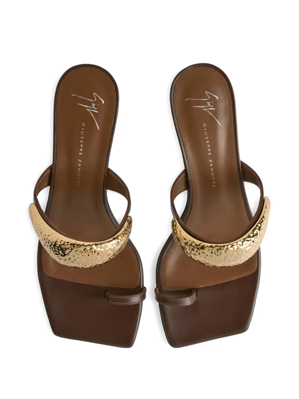 Giuseppe Zanotti 45 mm Gz-ani sandalen Bruin