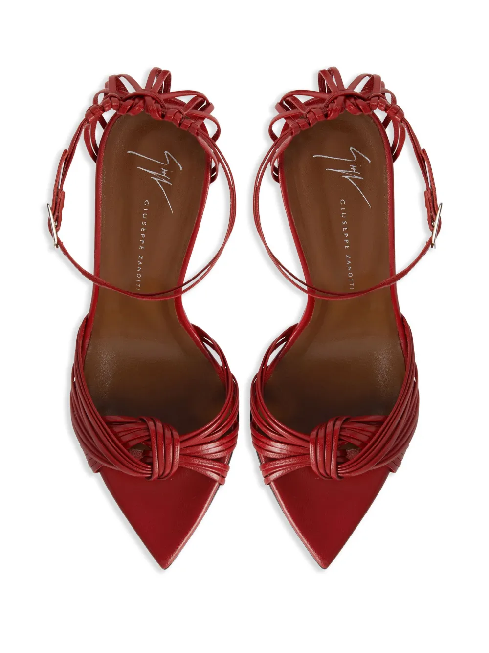 Giuseppe Zanotti ankle strap sandals Red