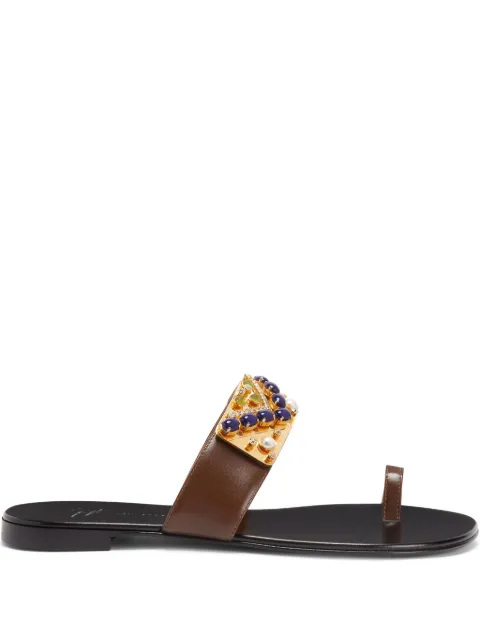 Giuseppe Zanotti sandalias con detalles de strass