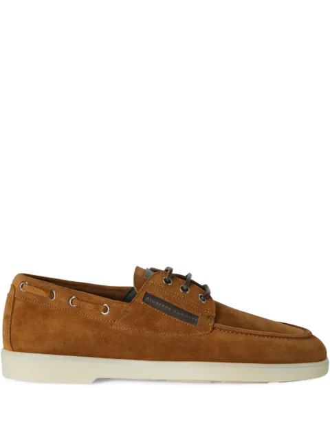 Giuseppe Zanotti suede boat shoes