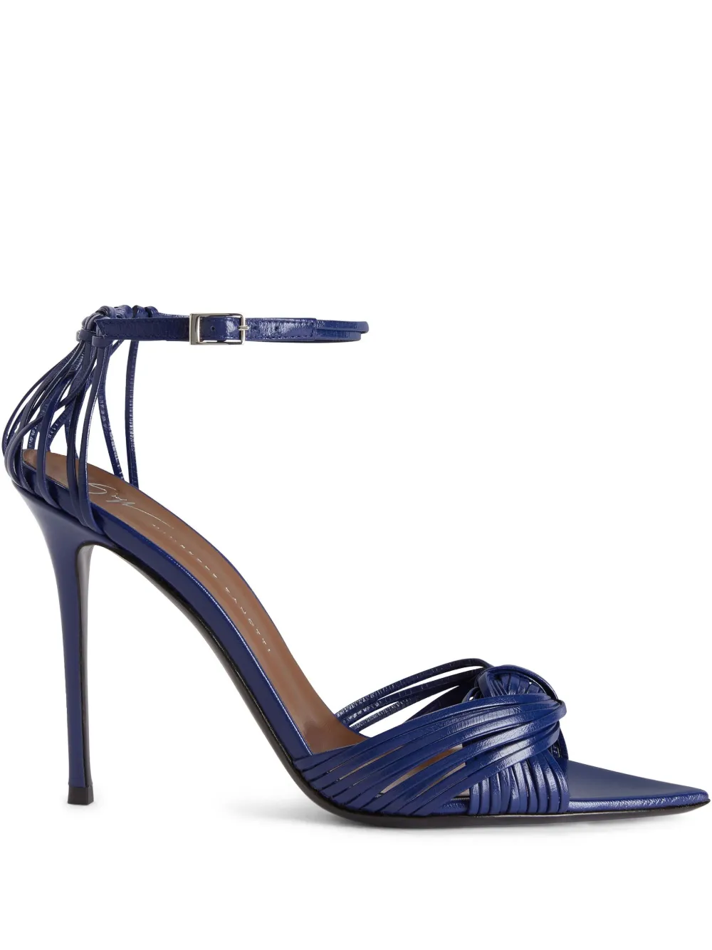 Giuseppe Zanotti 105mm knotted-strap sandals Blue