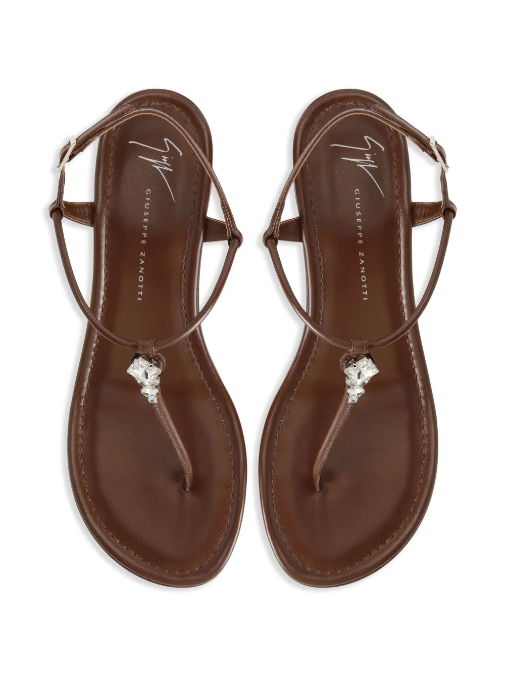 Giuseppe Zanotti 40mm thong-strap sandals Brown