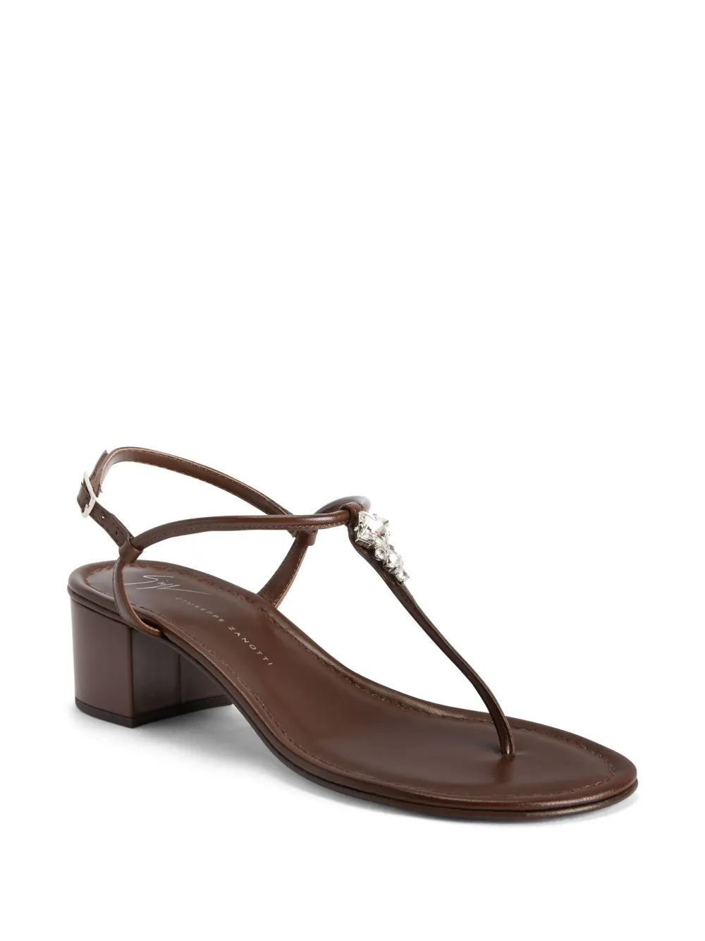 Giuseppe Zanotti 40 mm sandalen met bandje - Bruin