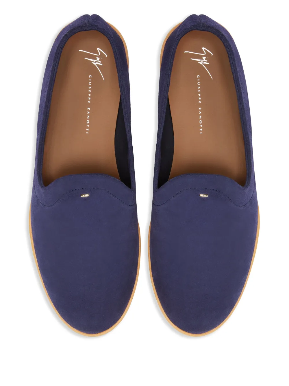 Giuseppe Zanotti suede loafers Blue