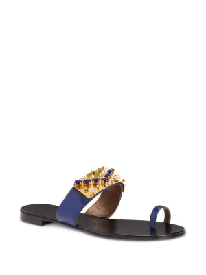 セール☆ [GIUSEPPE ZANOTTI] フェイクパテントレザーサンダル ジュゼッペ・ザノッティ（GIUSEPPE ZANOTTI） | 最大70%OFF