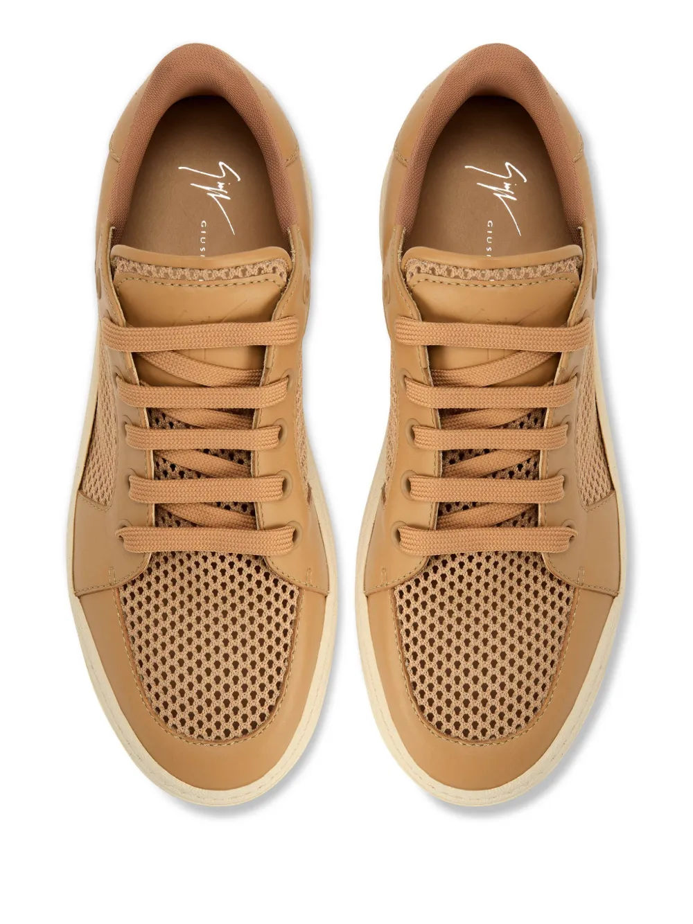 Giuseppe Zanotti leather sneakers Brown