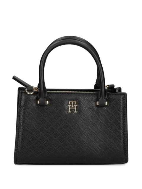Tommy Hilfiger tote TH con monograma en relieve