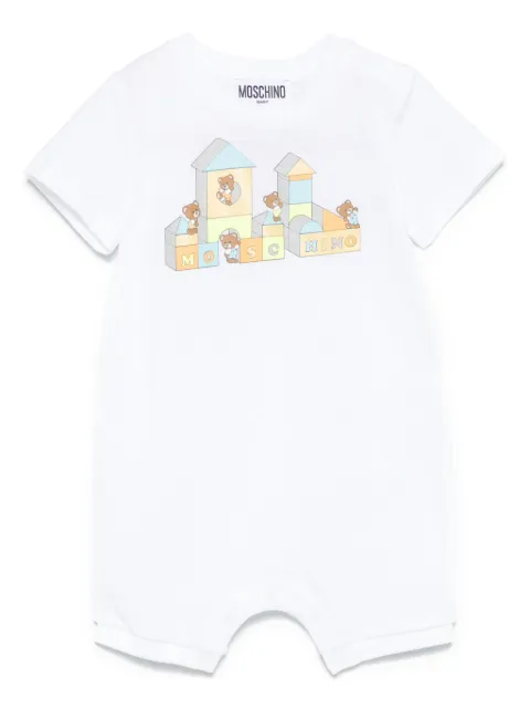 Moschino Kids Tutina con stampa Teddy Bear