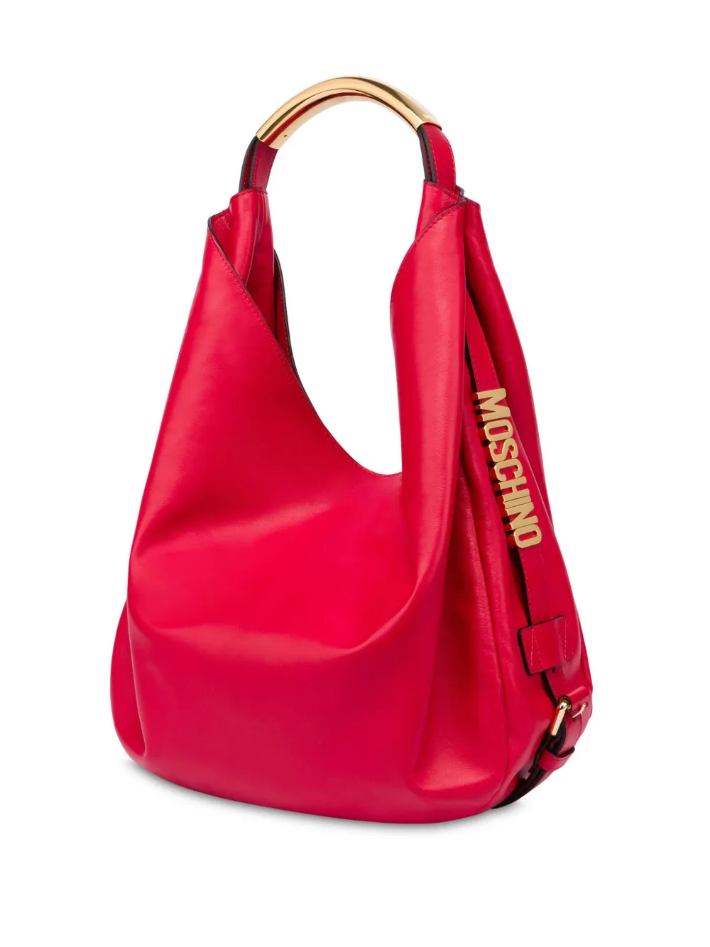 Moschino Handle Me grote schoudertas - Rood