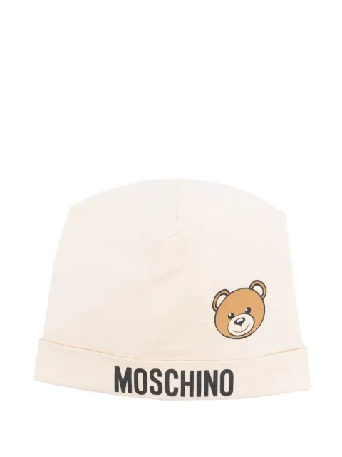 Moschino Kids Teddy Bear beanie hat