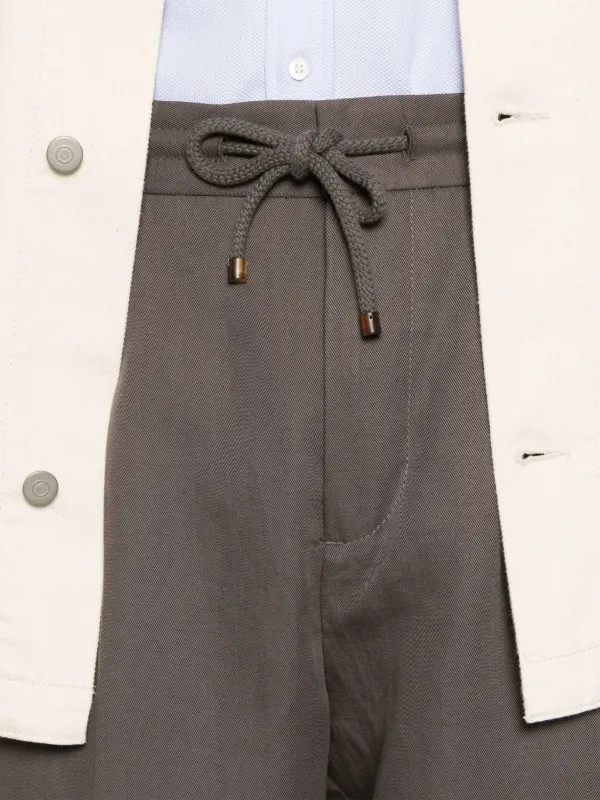 Brunello Cucinelli プリーツ パンツ | グレー | FARFETCH JP