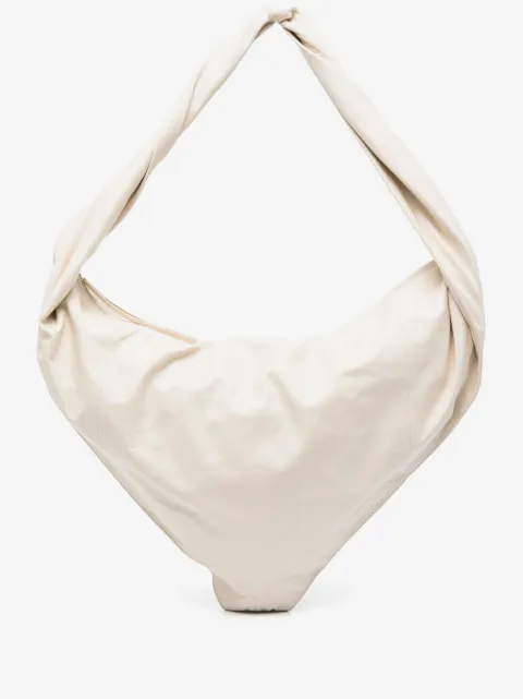 LEMAIRE scarf bag in leather
