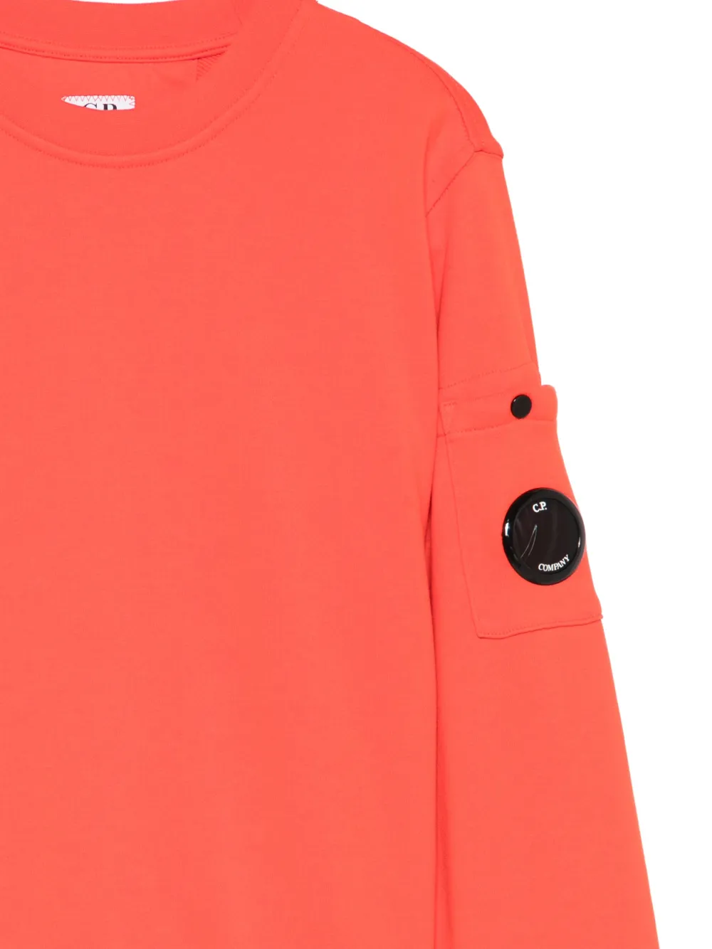 C.P. Company Kids Sweater met detail Oranje