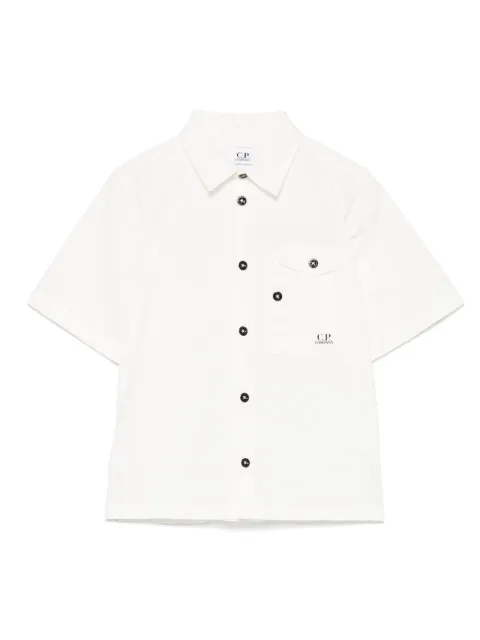 C.P. Company Kids camisa de algodón