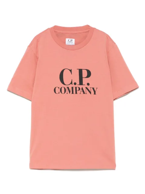 C.P. Company Kids playera con logo estampado