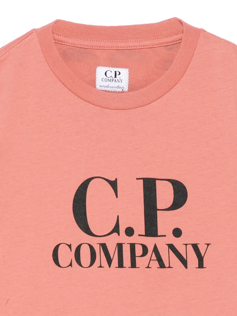 C.P. Company Kids T-shirt met logoprint Roze