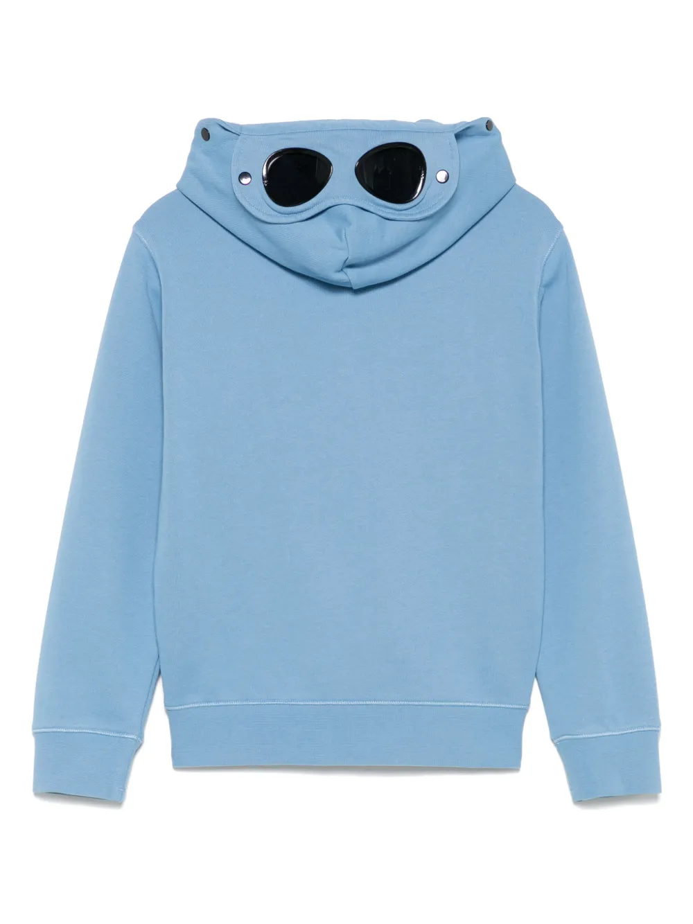 C.P. Company Kids Hoodie met logoprint en rits Blauw