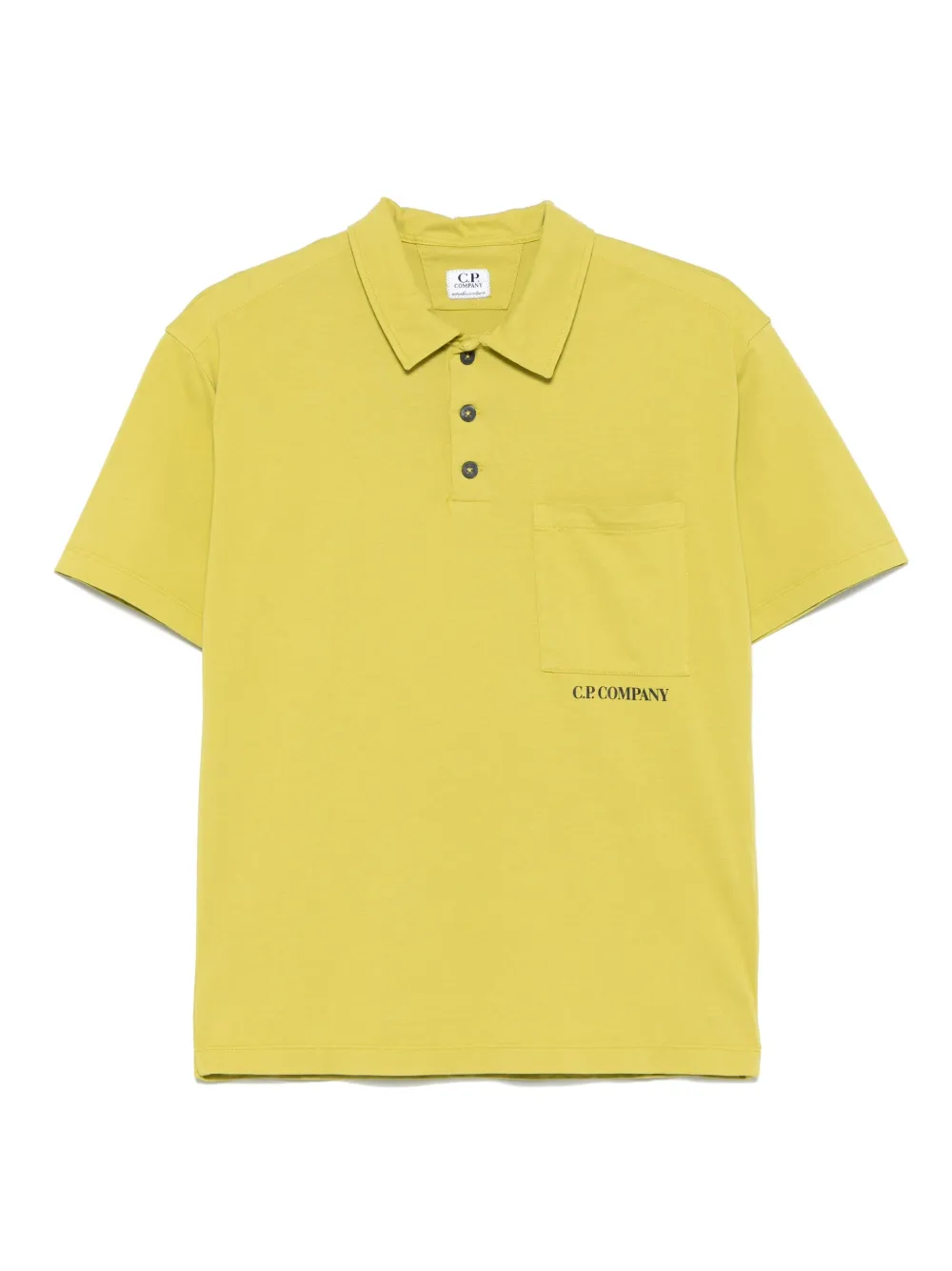 C.P. Company Kids Poloshirt met logoprint Groen