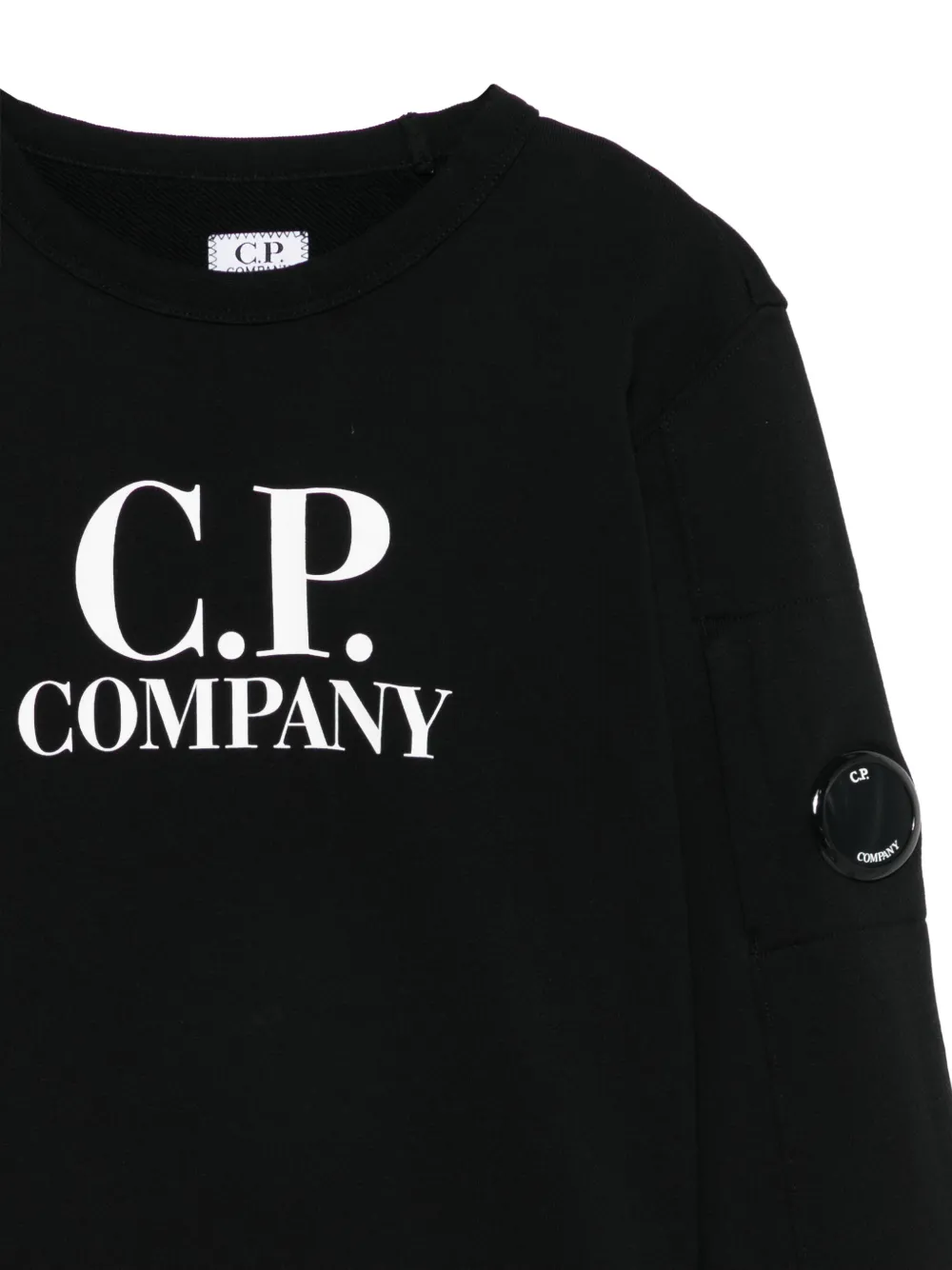 C.P. Company Kids Sweater met detail Zwart