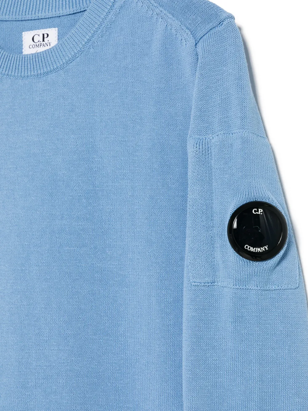 C.P. Company Kids Trui met lens-detail Blauw
