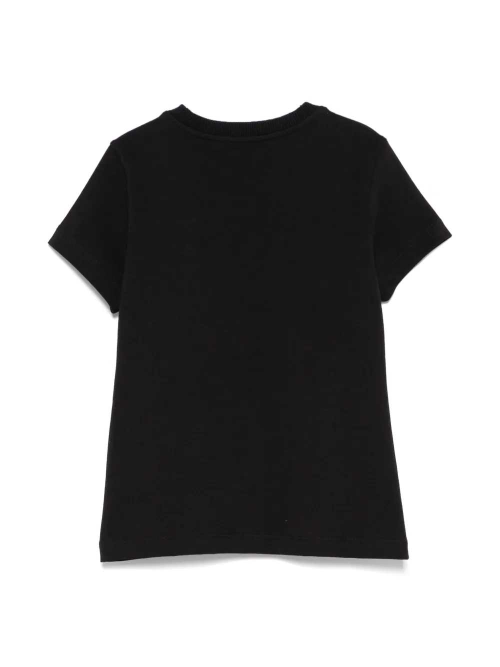 Moschino Kids T-shirt met logoprint - Zwart