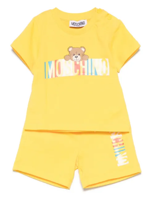 Moschino Kids Teddy Bear short set