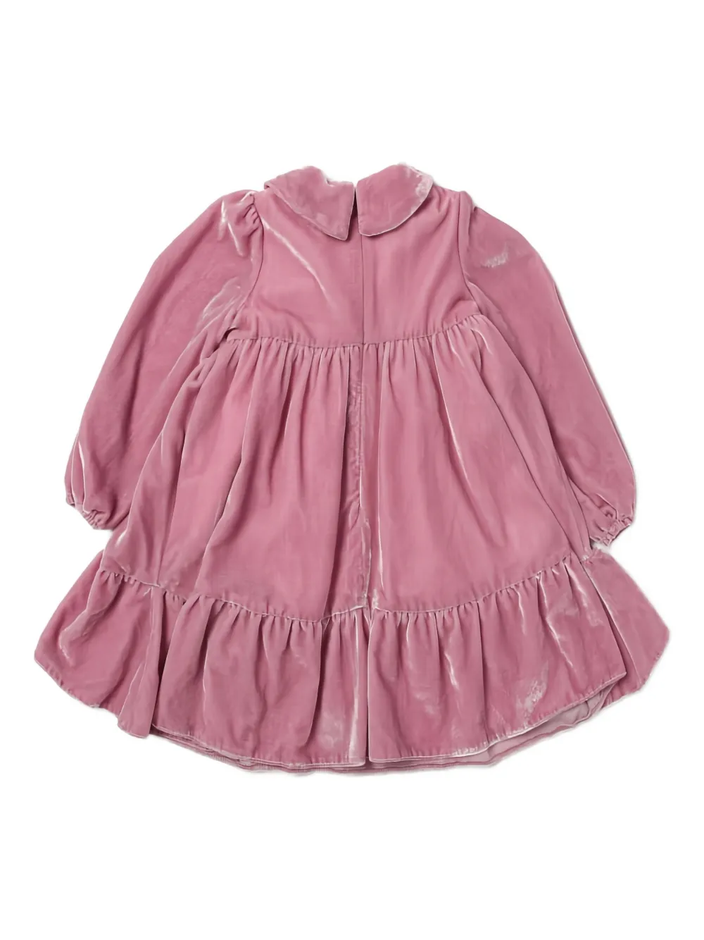 La Stupenderia ruffled bow dress - Roze