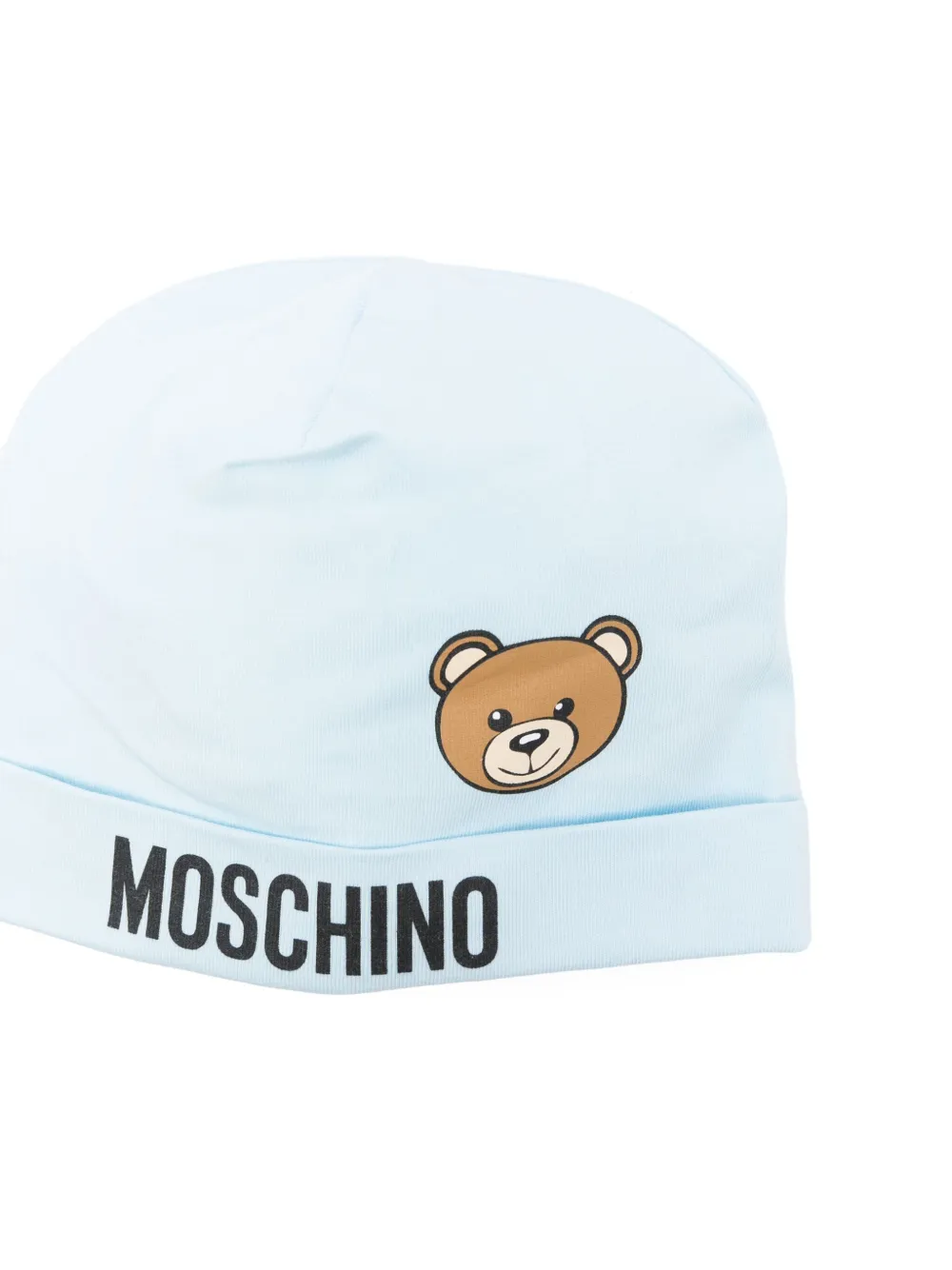 Moschino Kids Teddys Bear muts - Blauw