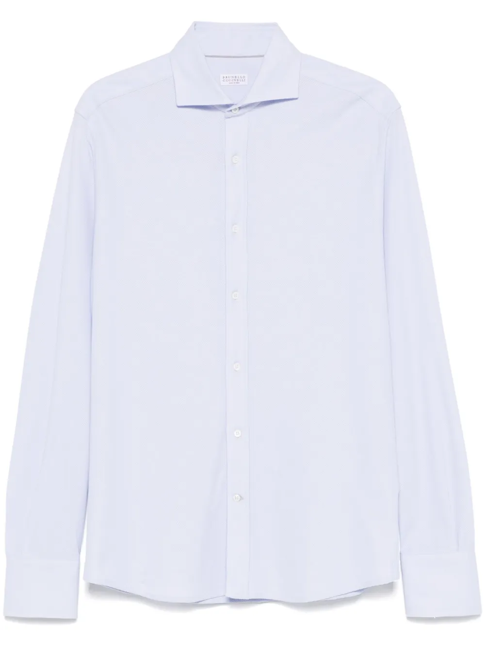 Brunello Cucinelli camisa de piqué | azul | Image 1
