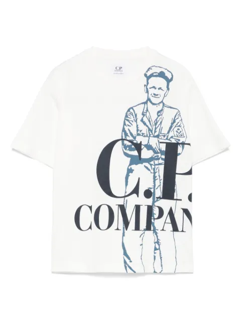 C.P. Company Kids تيشيرت بطبعة شعار الماركة