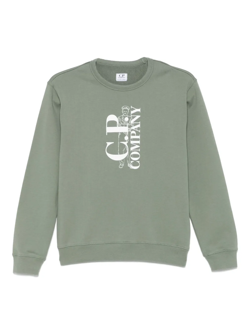 C.P. Company Kids Sweater met logoprint Groen