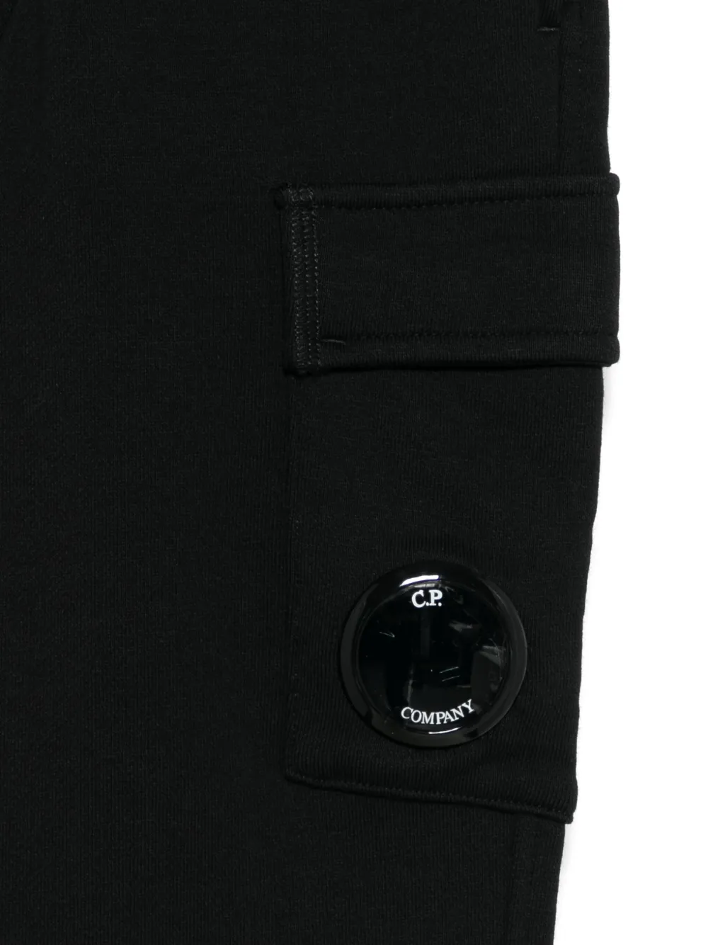 C.P. Company Kids Trainingsbroek met detail Zwart