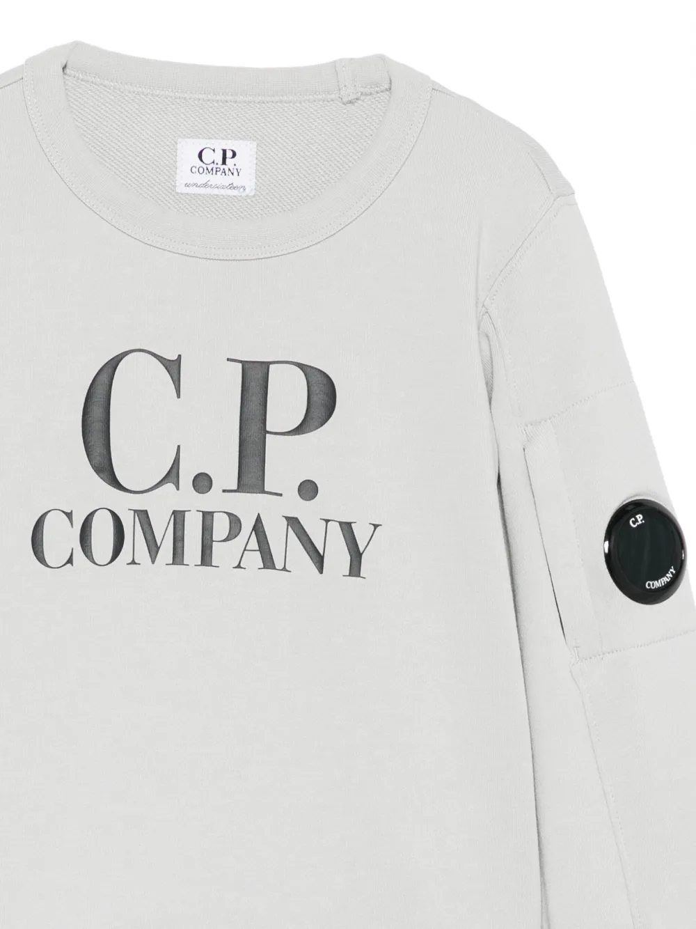 C.P. Company Kids Sweater met detail Grijs